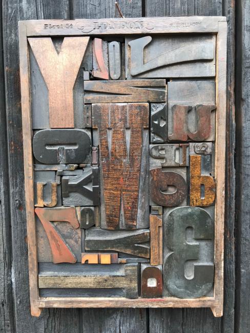 Wood Letter Collage 2