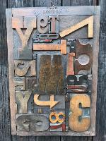 Wood Letter Collage 5