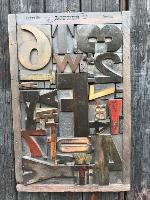 Wood Letter Collage 4