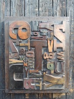 Wood Letter Collage - Size 3