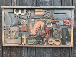 Wood Letter Collage 6
